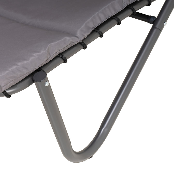 Outdoor Patio Lounge Chair with Canopy