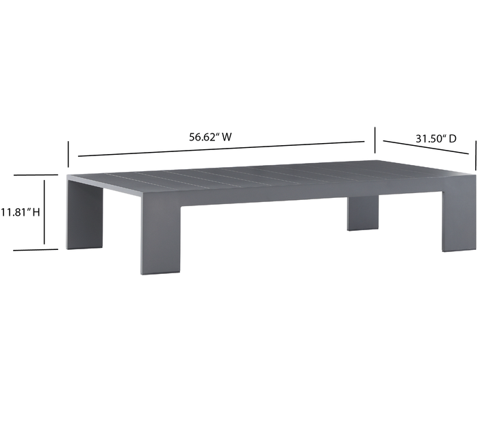 Ficarazzi Outdoor Patio Sofa Chair Set & Coffee Table 