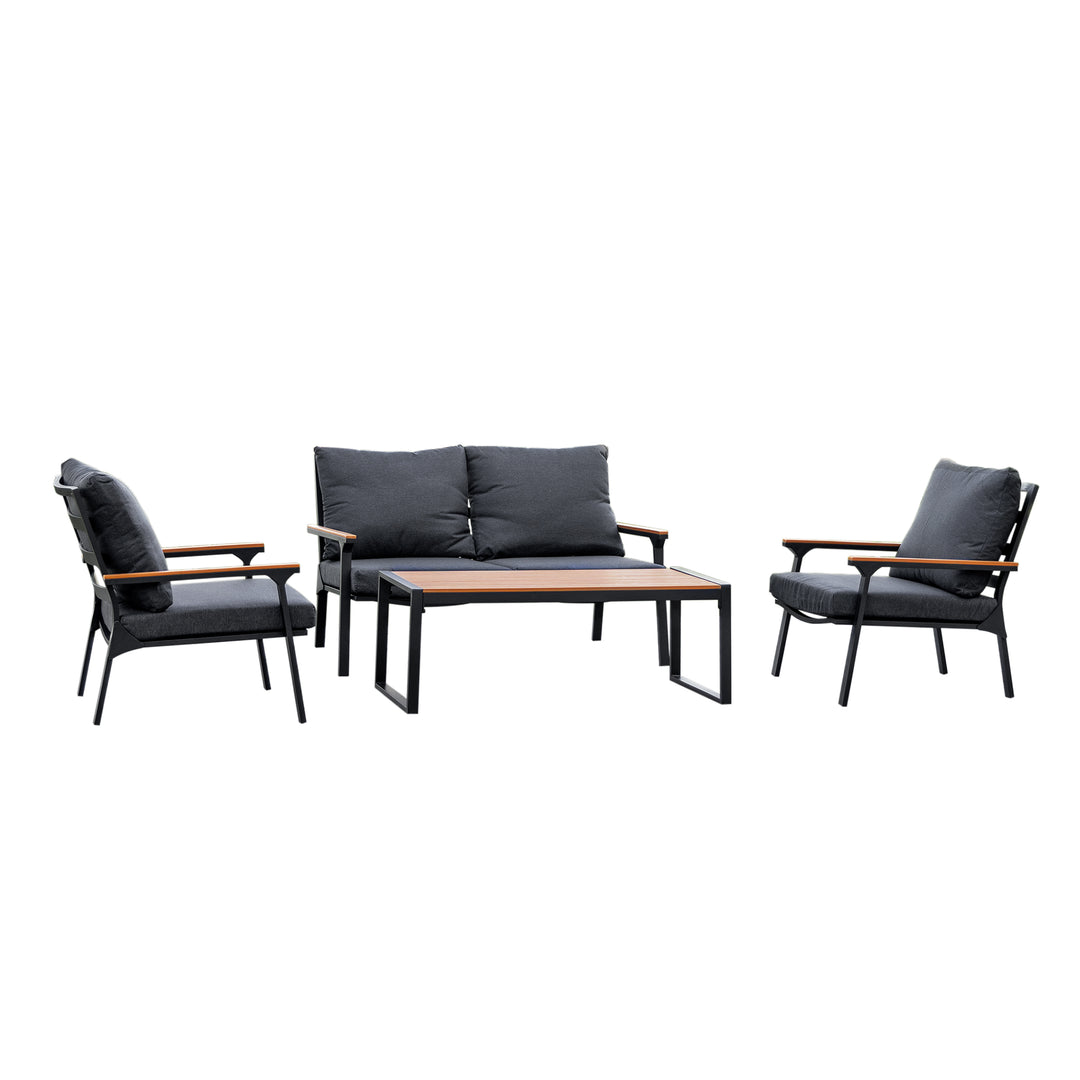 Outdoor 4-Person Patio Set & Coffee Table