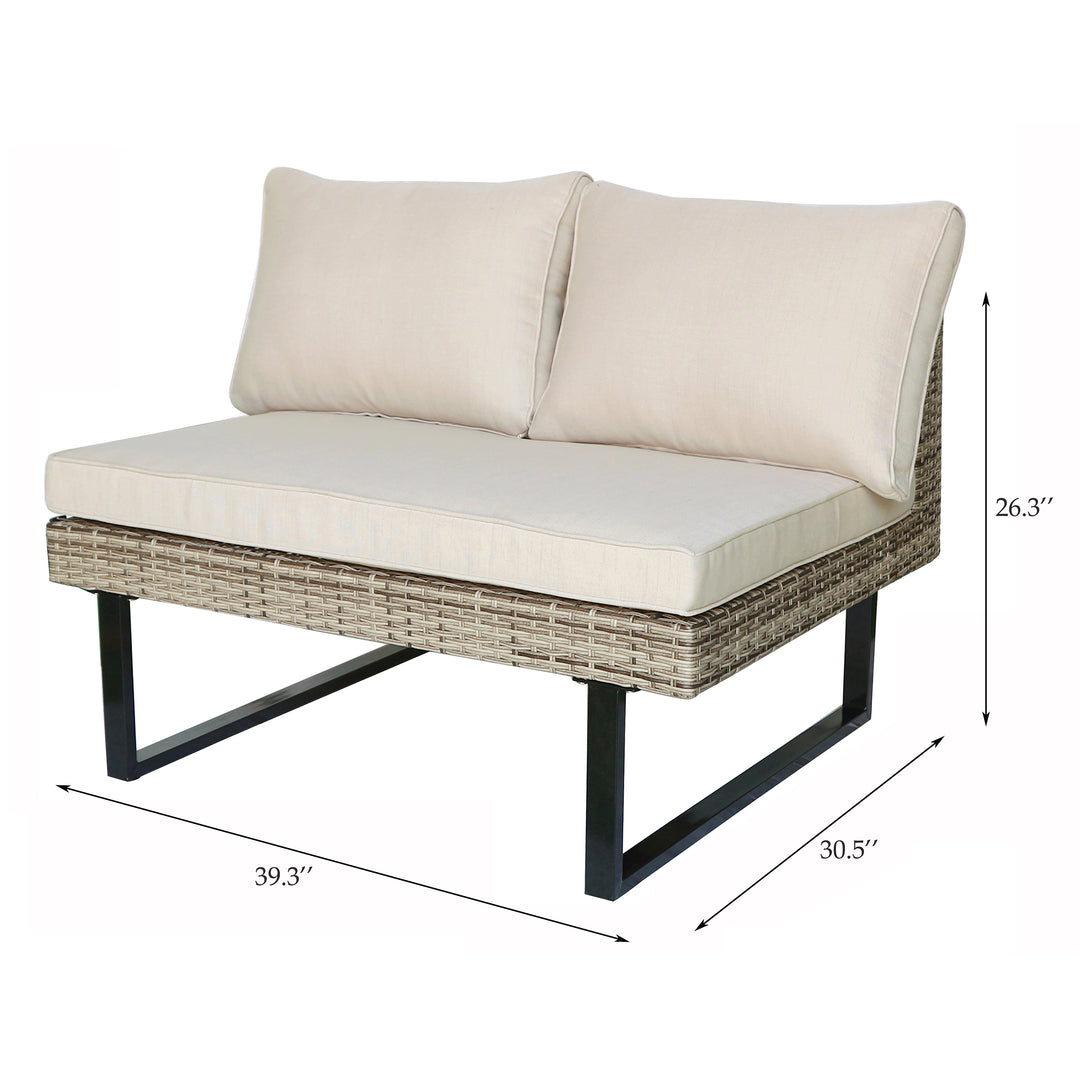 Outdoor Corner Patio Sectional & Tables