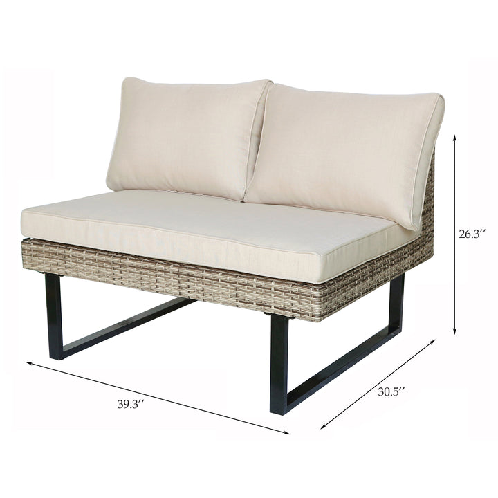 Outdoor Corner Patio Sectional & Tables