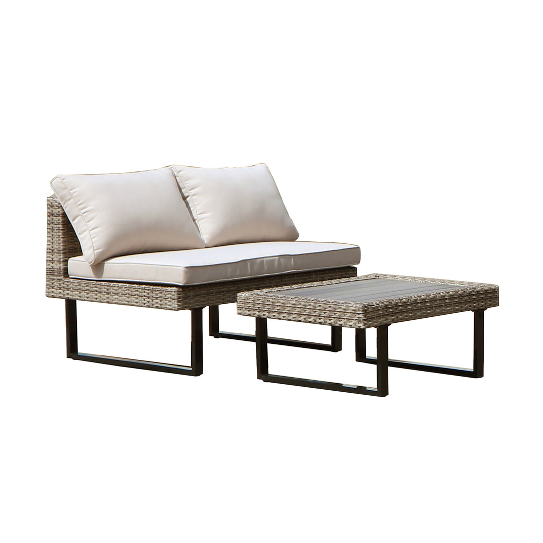 Outdoor Corner Patio Sectional & Tables