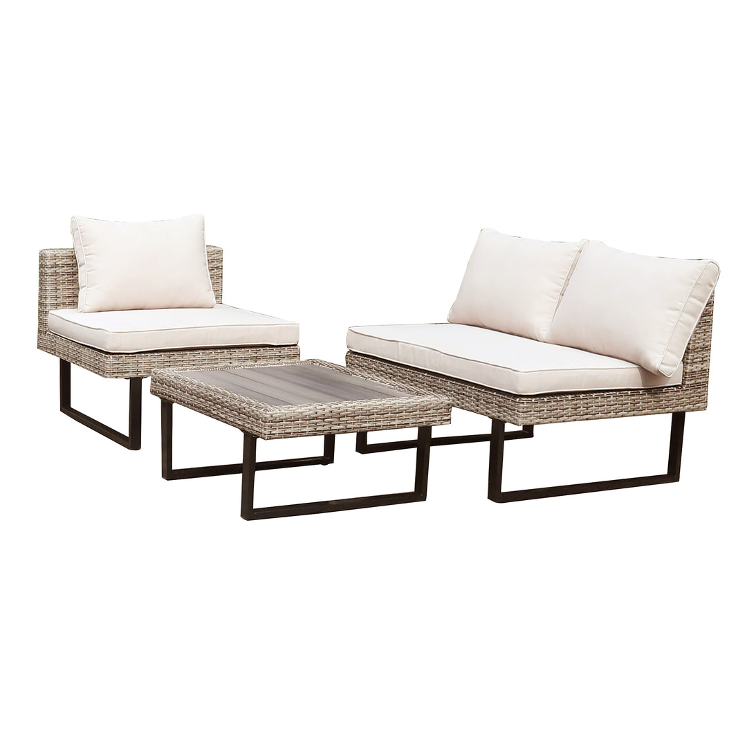 Outdoor Corner Patio Sectional & Tables