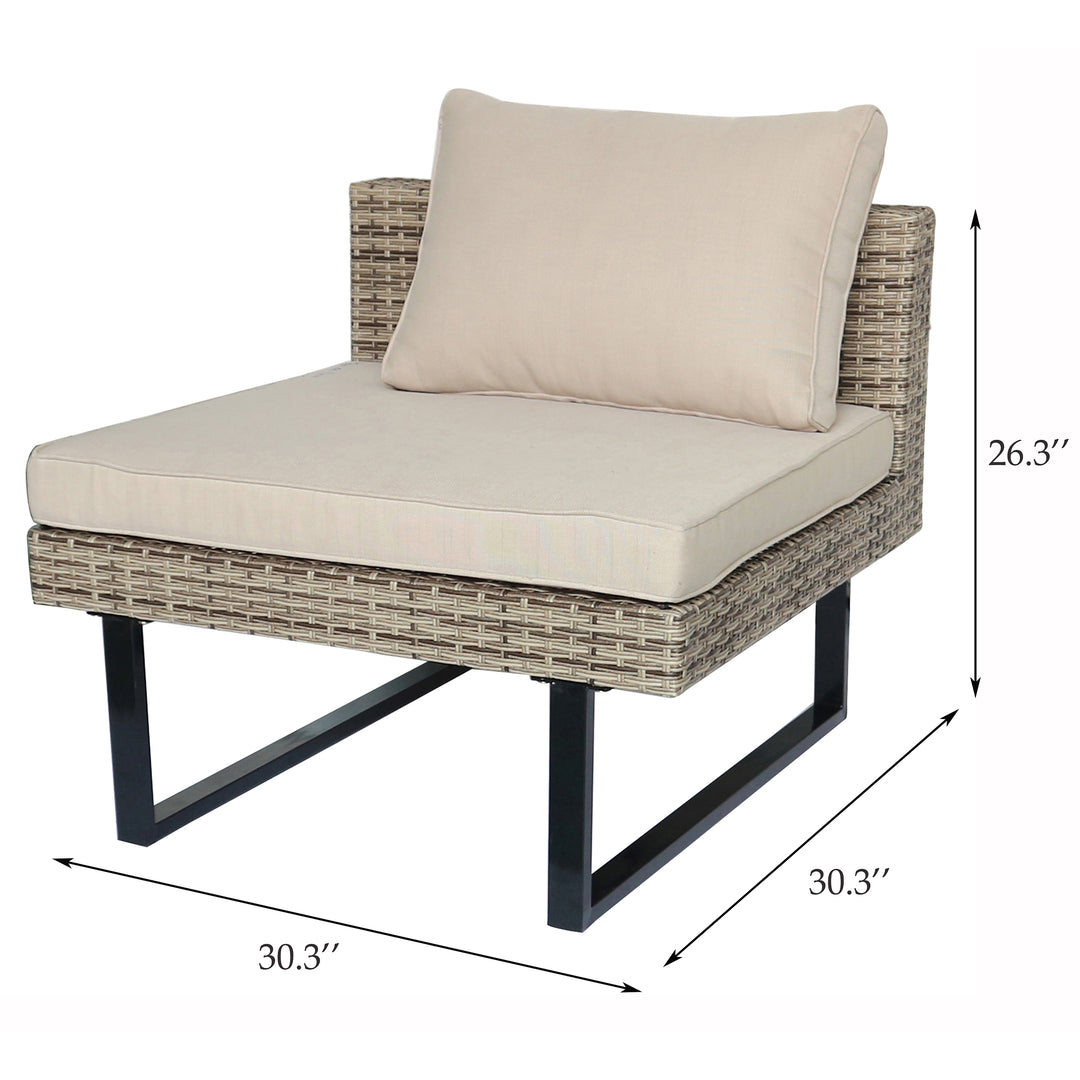 Outdoor Corner Patio Sectional & Tables