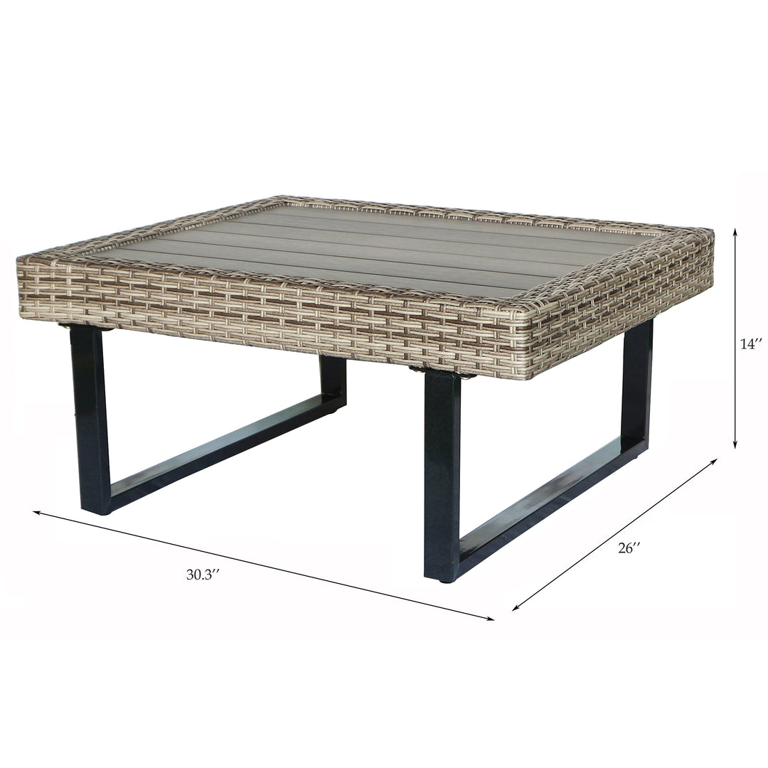 Outdoor Corner Patio Sectional & Tables