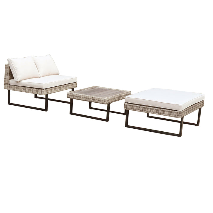 Outdoor Corner Patio Sectional & Tables