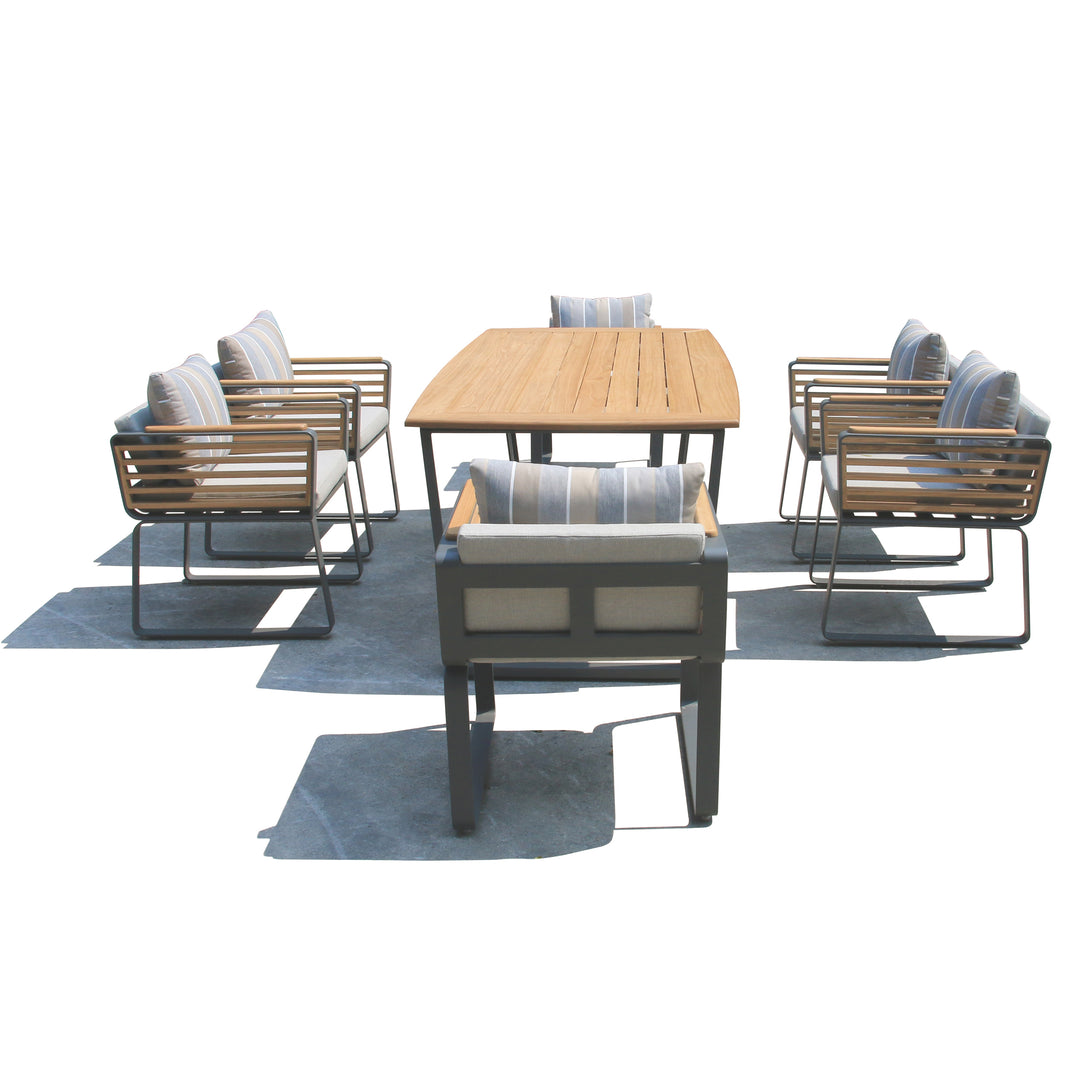 Deko Living Palazzolo Outdoor Dining Chairs and Table Set