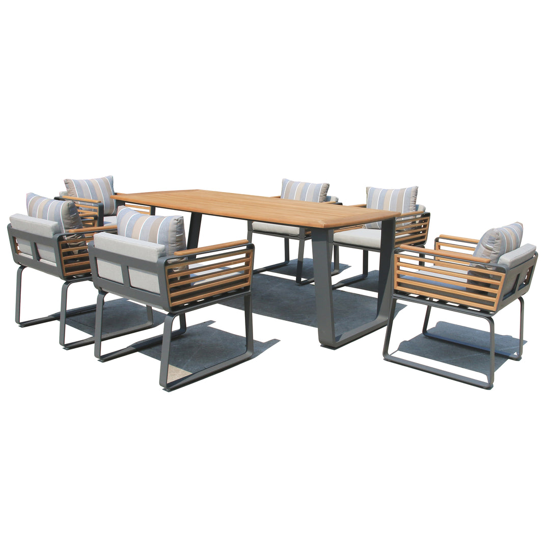 Deko Living Palazzolo Outdoor Dining Chairs and Table Set