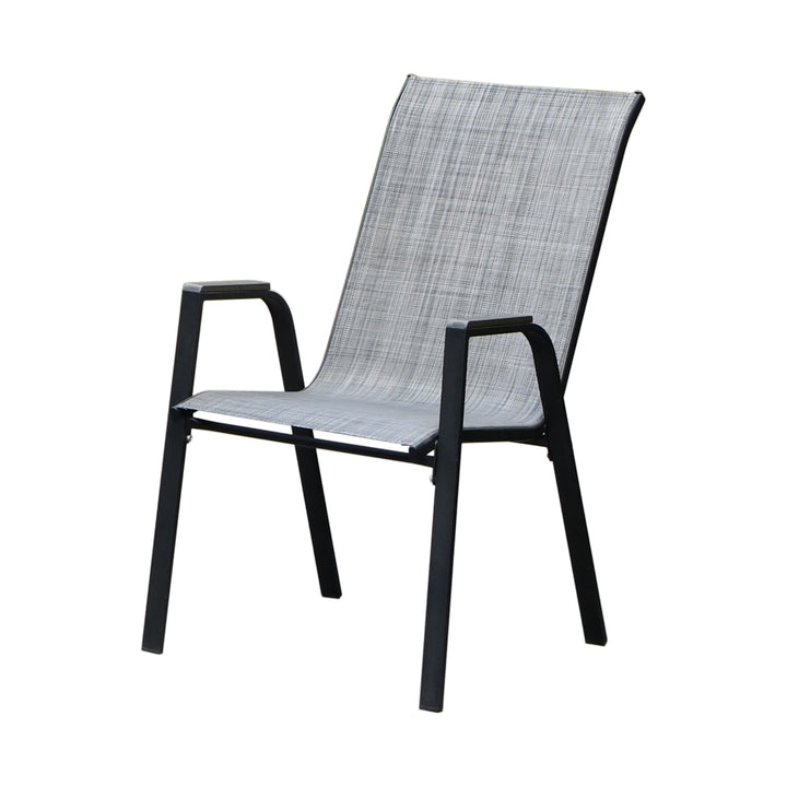 Deko Living 7 Piece Gray Outdoor Dining Chairs and Table Set