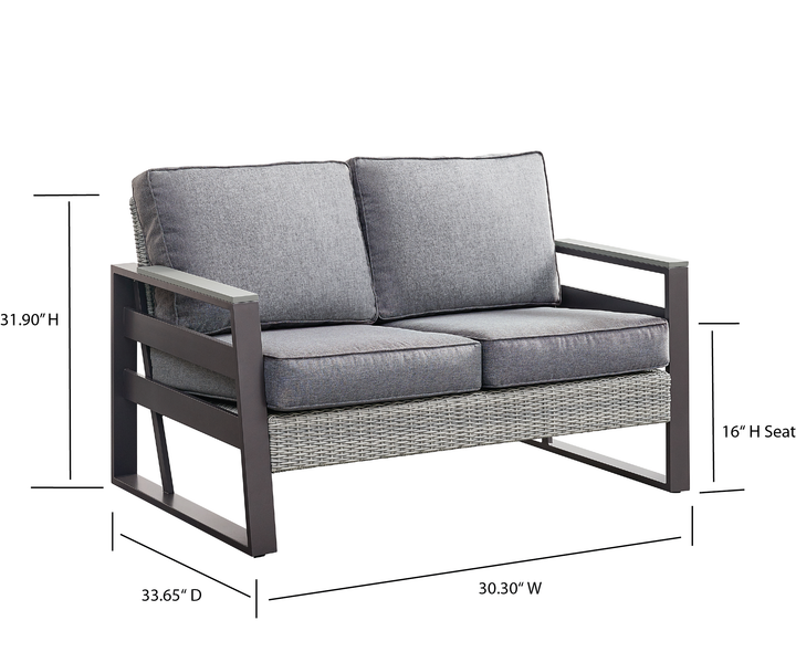 Tricarico Outdoor Patio Set & Firepit