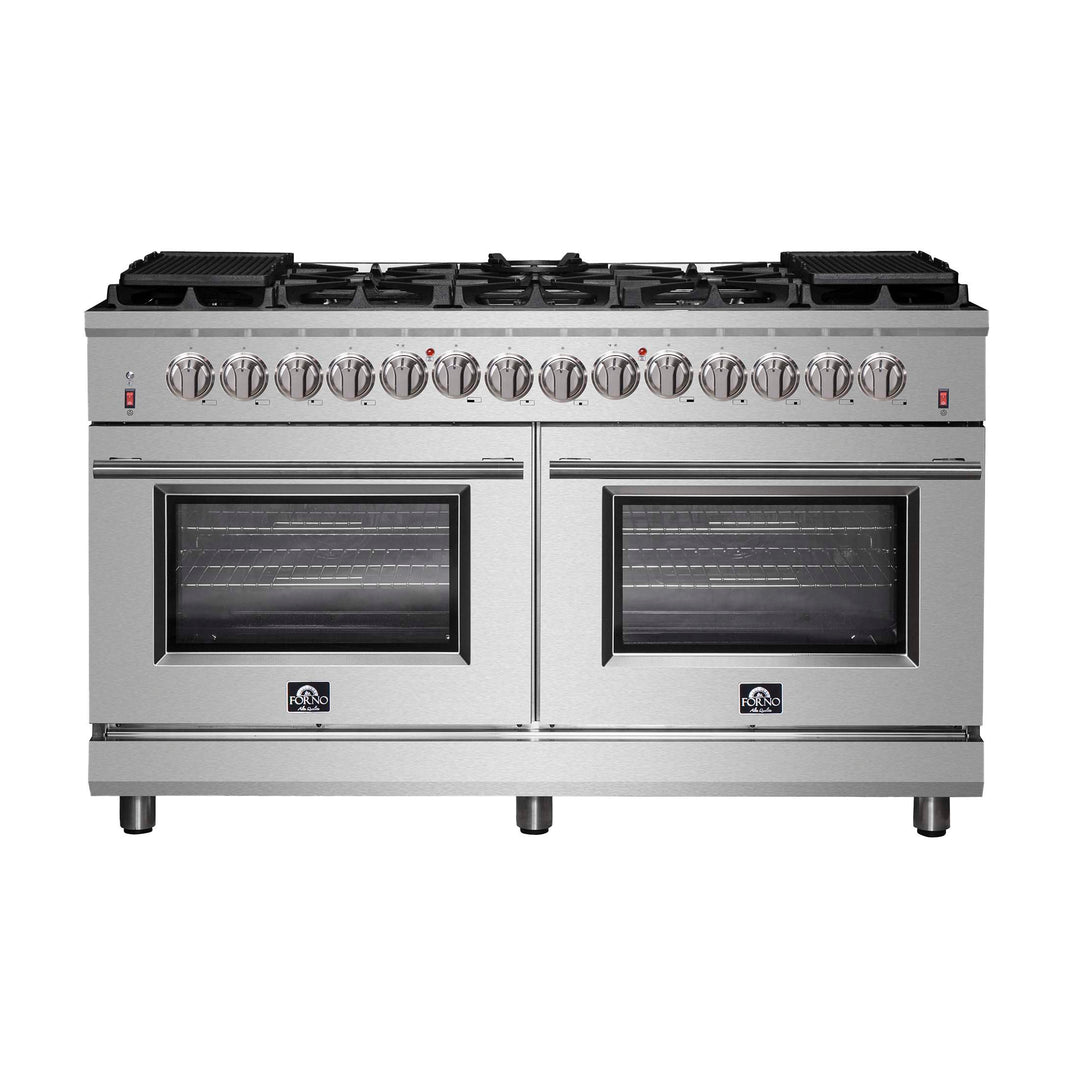 Forno Massimo 60" Freestanding Dual Fuel Range