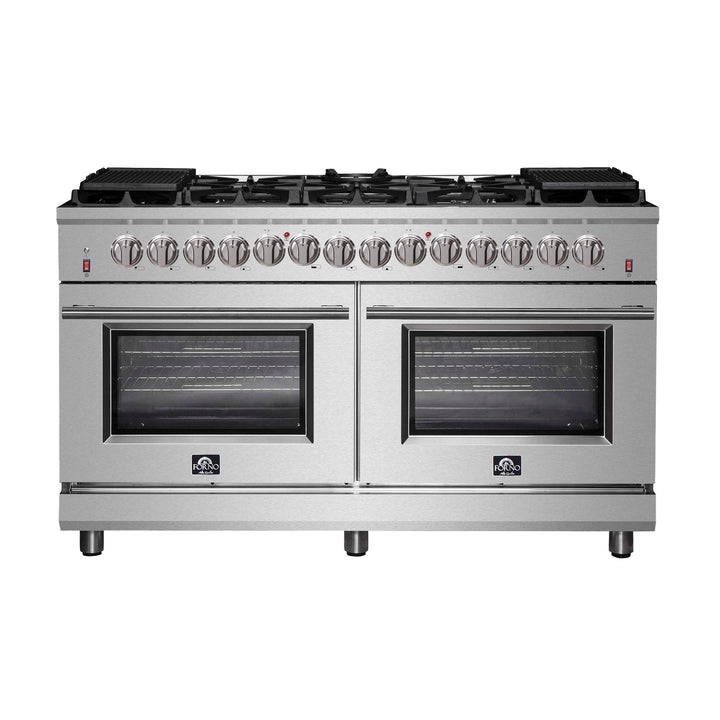 Forno Massimo 60" Freestanding Dual Fuel Range