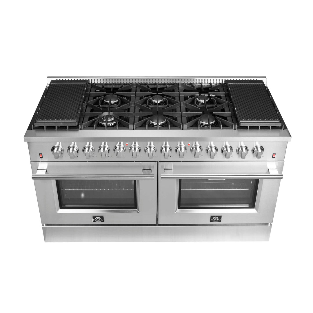 Forno Galiano 60" Freestanding Dual Fuel Range