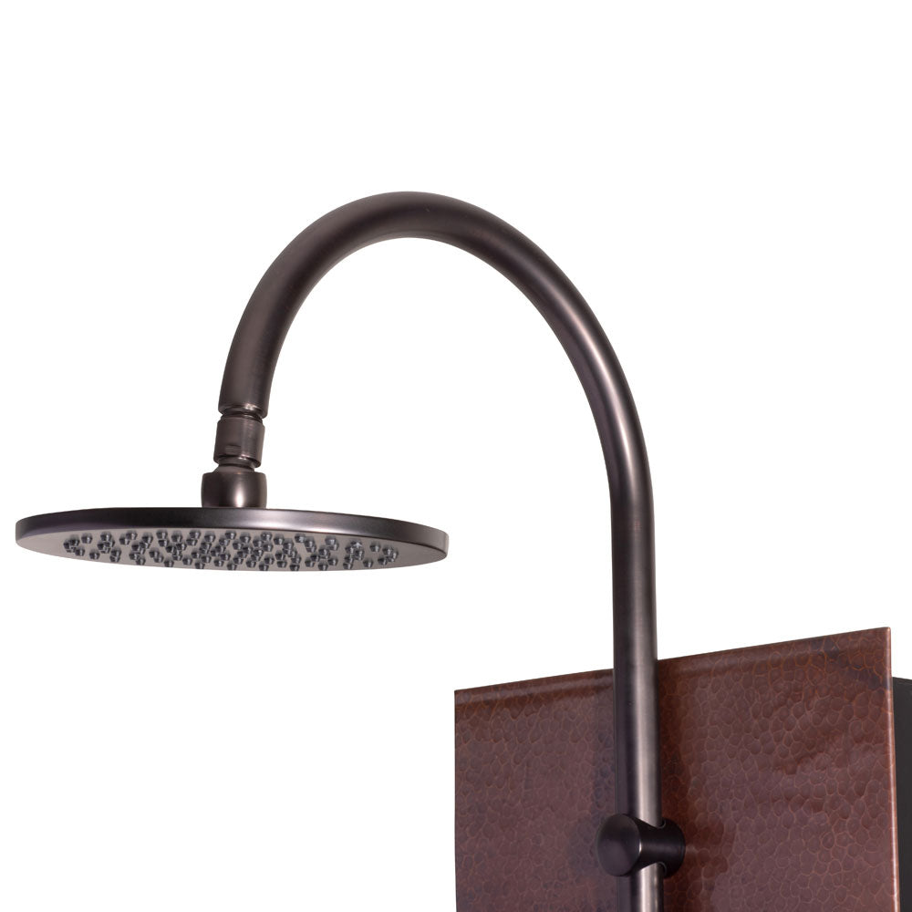 PULSE ShowerSpas Mojave Hammered Copper ORB ShowerSpa (1016)