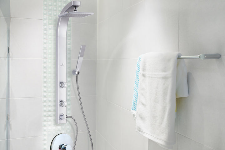 PULSE ShowerSpas Splash Silver ABS Shower System (1020-S)