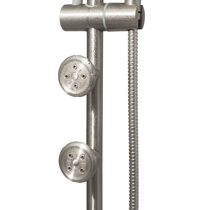 PULSE ShowerSpas Lanikai ShowerSpa Brushed-Nickel Shower System (1028-BN)