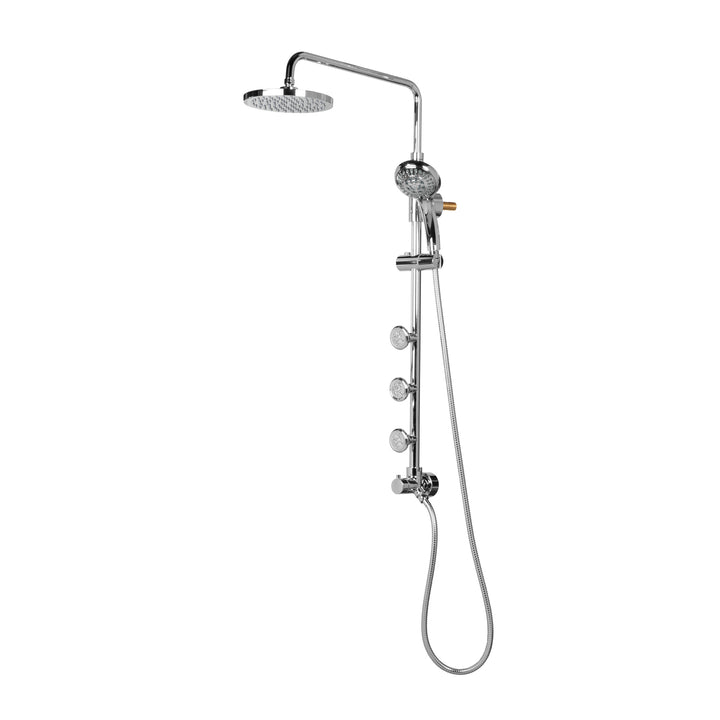 PULSE ShowerSpas Lanikai ShowerSpa Chrome Shower System (1028-CH)