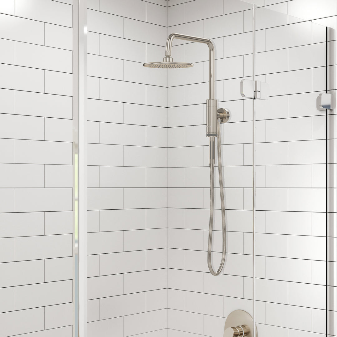 PULSE ShowerSpas Aquarius Brushed Nickel Shower System (1052-BN)