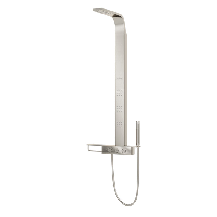 PULSE ShowerSpas Paradise Brushed Stainless Steel Shower System (7002-SSB)