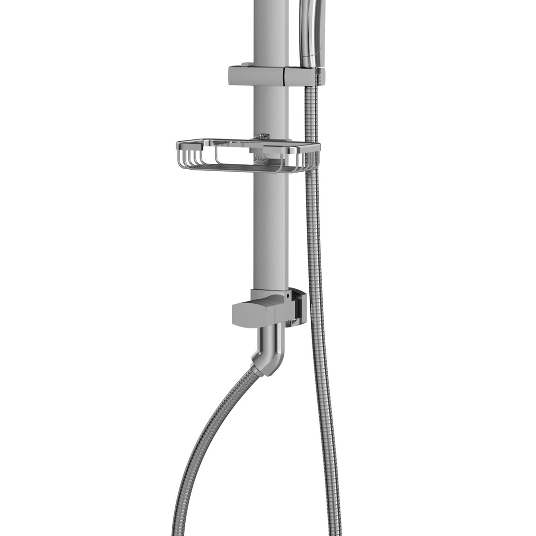 PULSE ShowerSpas Monaco Chrome Shower System (7005-CH)