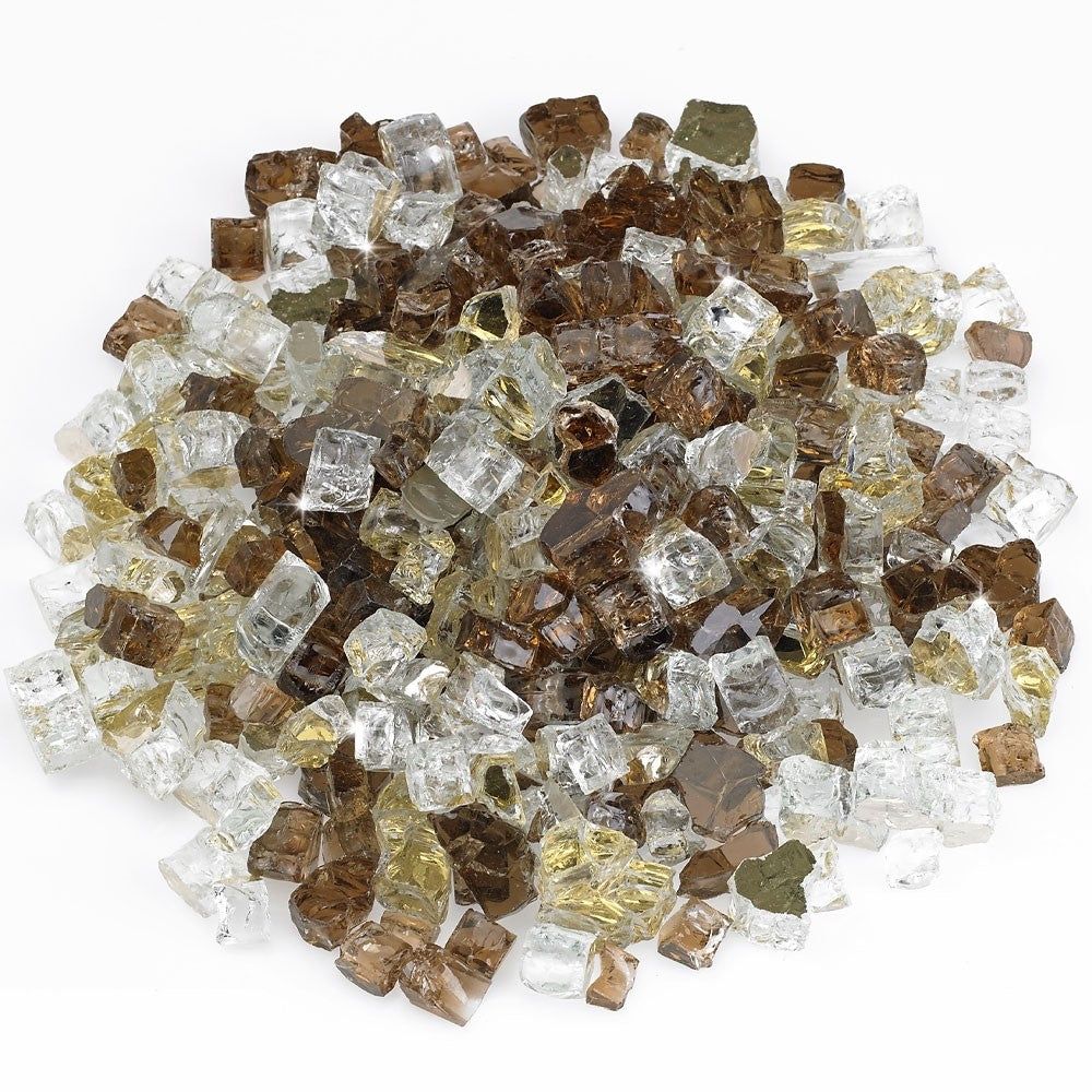 1/2" Zion Reflective, 10 lb. Jar Fire Glass