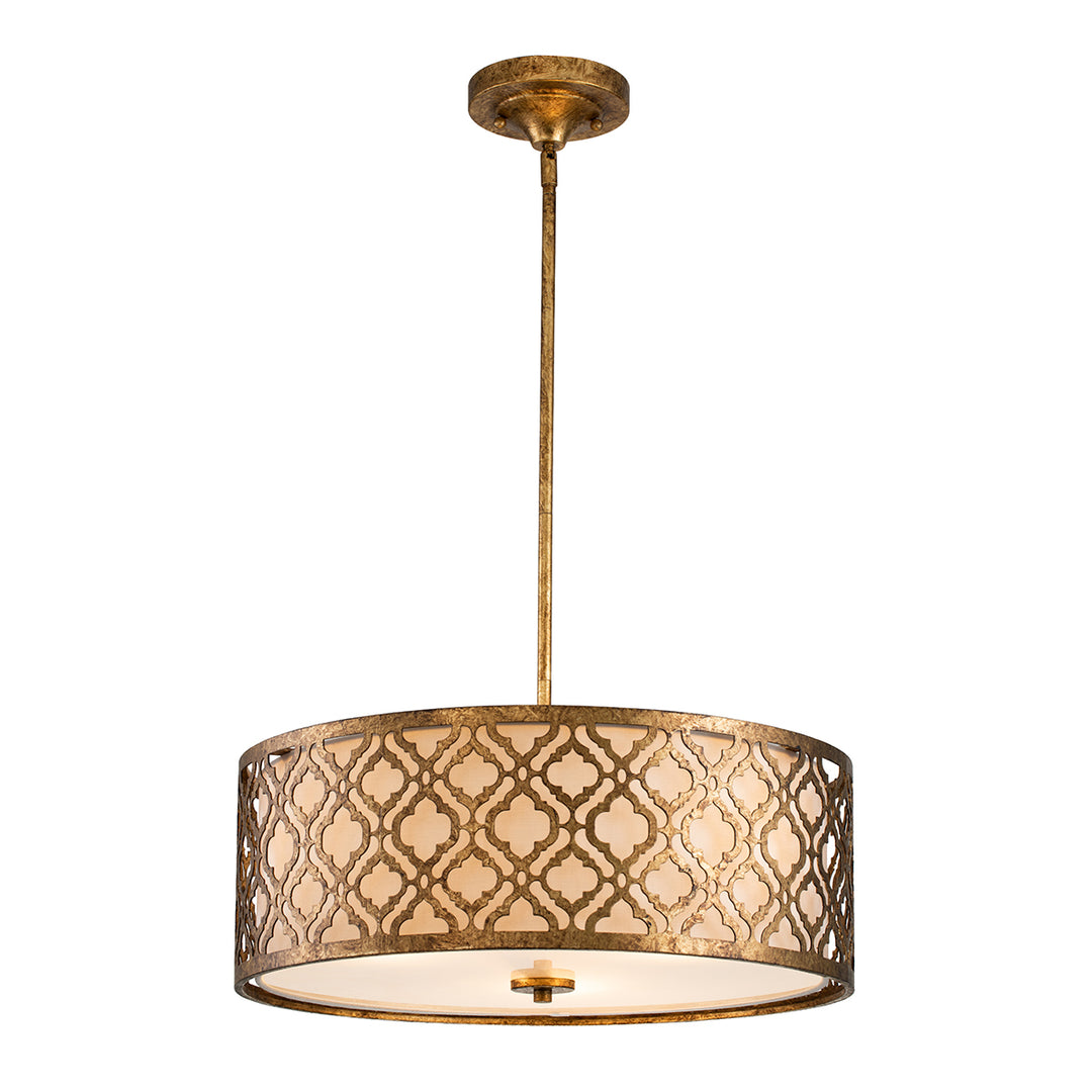 Arabella Large Pendant convertible to Semi Flush in Distressed Gold (GN/ARABELLA/P/L)