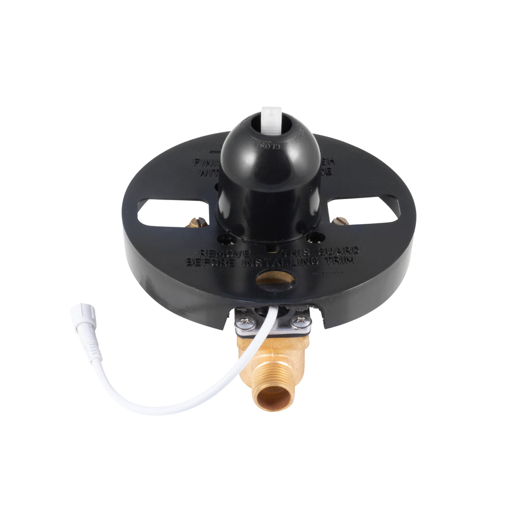 PULSE ShowerSpas LED Tru-Temp Pressure Balance 1/2" Rough-In Valve with Brushed Nickel Trim Kit (3002-RIV-PB-BN)