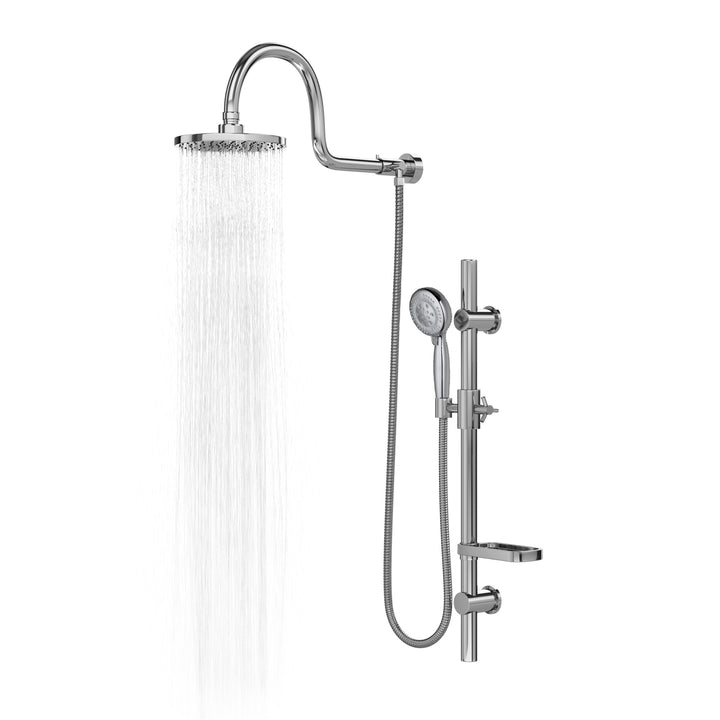 PULSE ShowerSpas AquaRain Chrome Shower System (1019-CH)