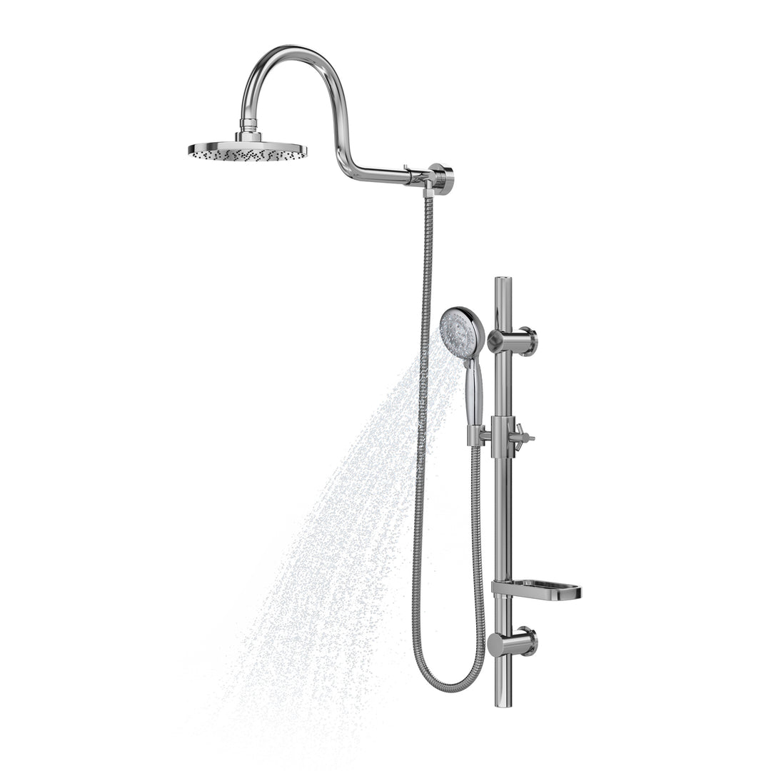 PULSE ShowerSpas AquaRain Chrome Shower System (1019-CH)