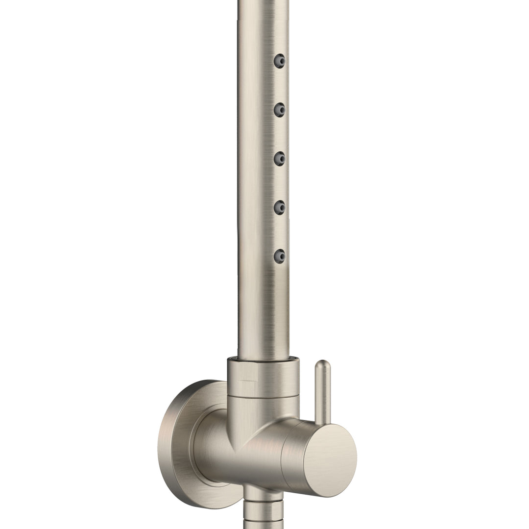 PULSE ShowerSpas Atlantis Brushed Nickel Shower System (1059-BN-1.8GPM)