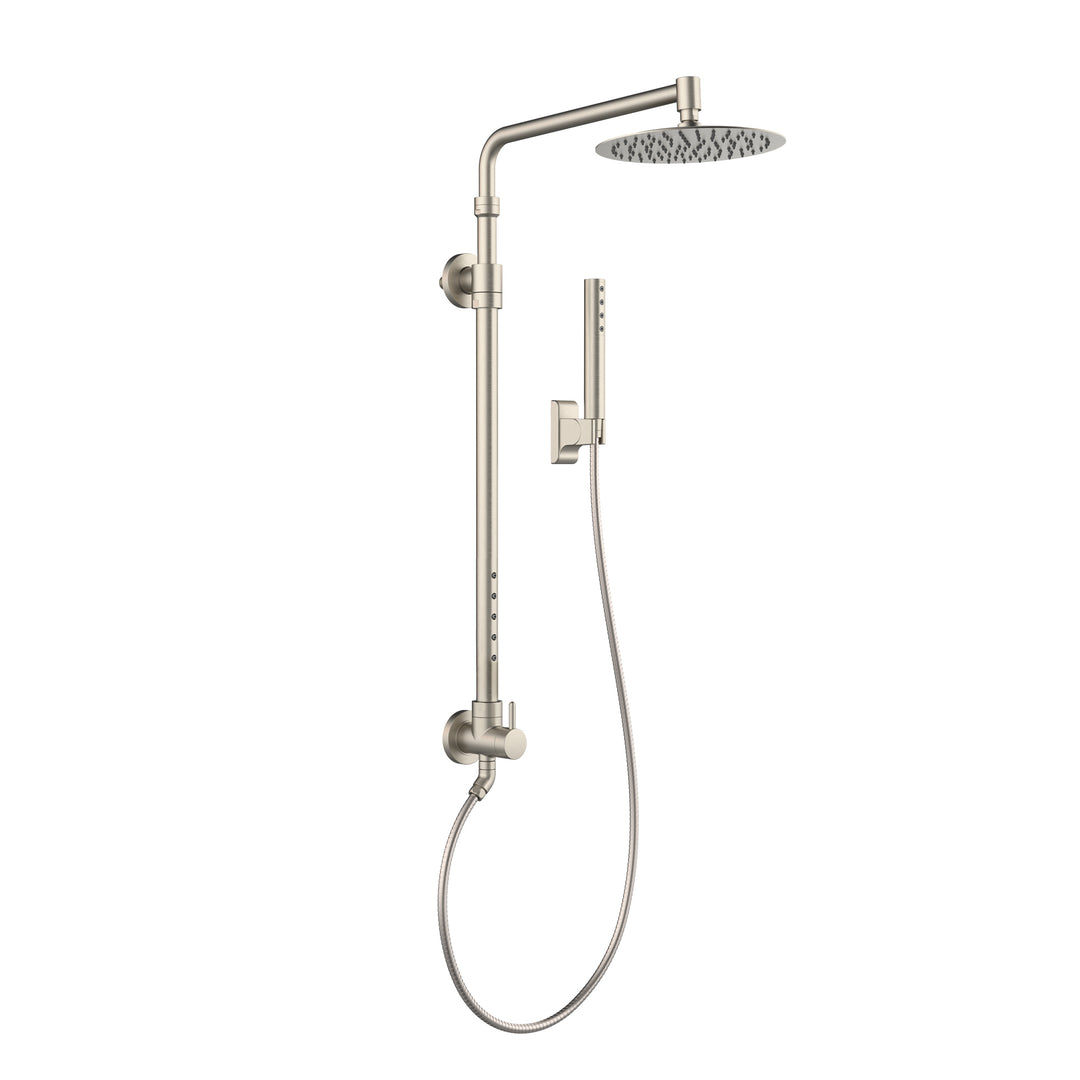 PULSE ShowerSpas Atlantis Brushed Nickel Shower System (1059-BN-1.8GPM)