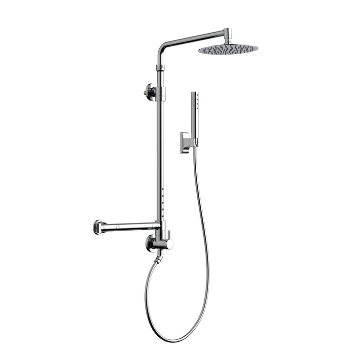 PULSE ShowerSpas Atlantis Chrome Shower System (1059-CH)