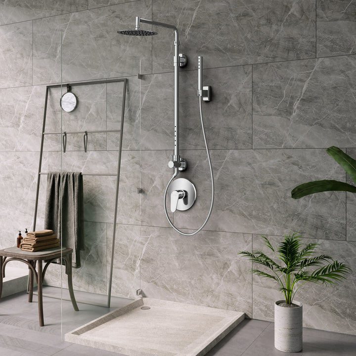 PULSE ShowerSpas Atlantis Chrome Shower System (1059-CH)