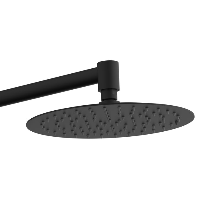 PULSE ShowerSpas Atlantis Matte Black Shower System (1059-MB)