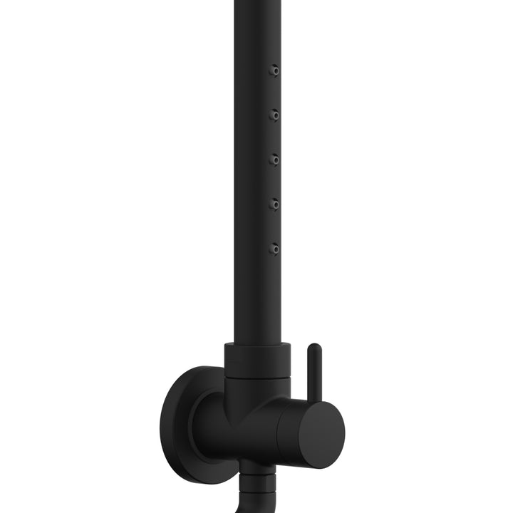 PULSE ShowerSpas Atlantis Matte Black Shower System (1059-MB)