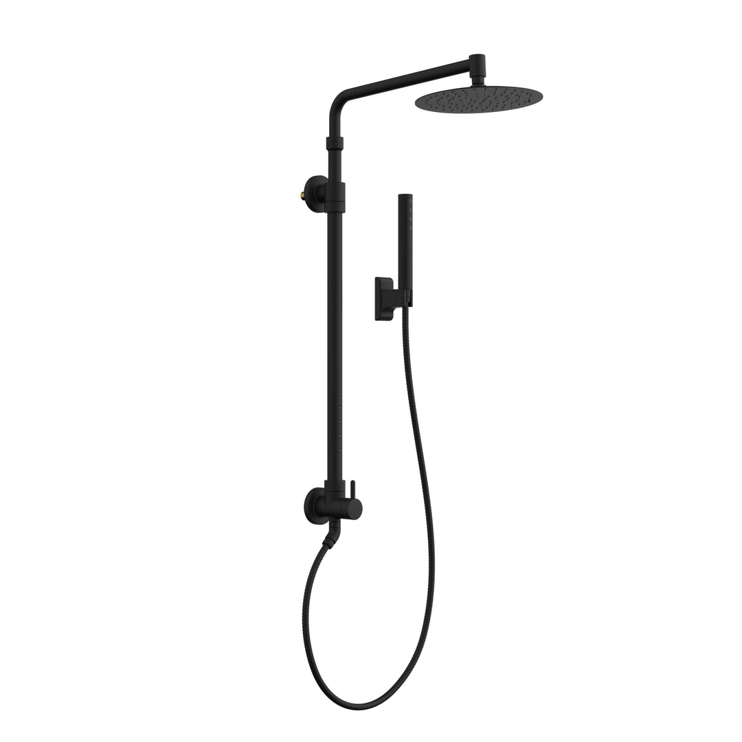 PULSE ShowerSpas Atlantis Matte Black Shower System (1059-MB)