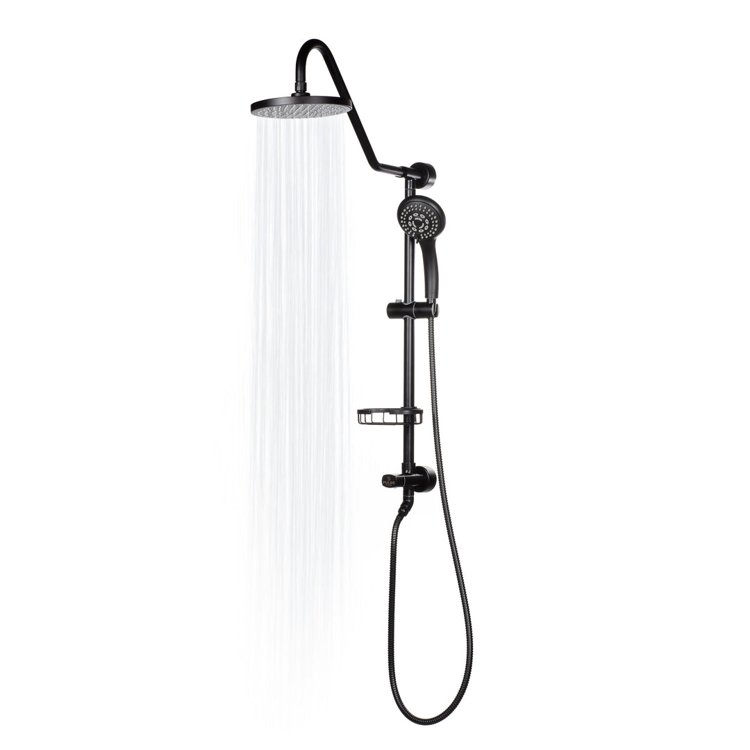 PULSE ShowerSpas Kauai III Matte Black Shower System  (1011-III-MB)