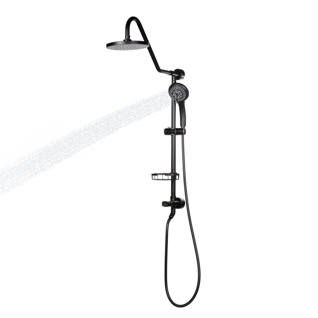 PULSE ShowerSpas Kauai III Matte Black Shower System  (1011-MB-1.8GPM)