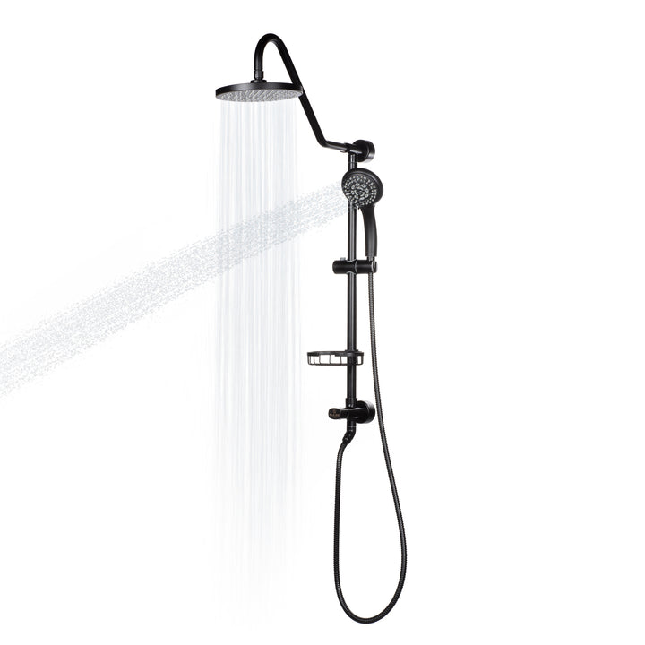 PULSE ShowerSpas Kauai III Matte Black Shower System  (1011-III-MB)