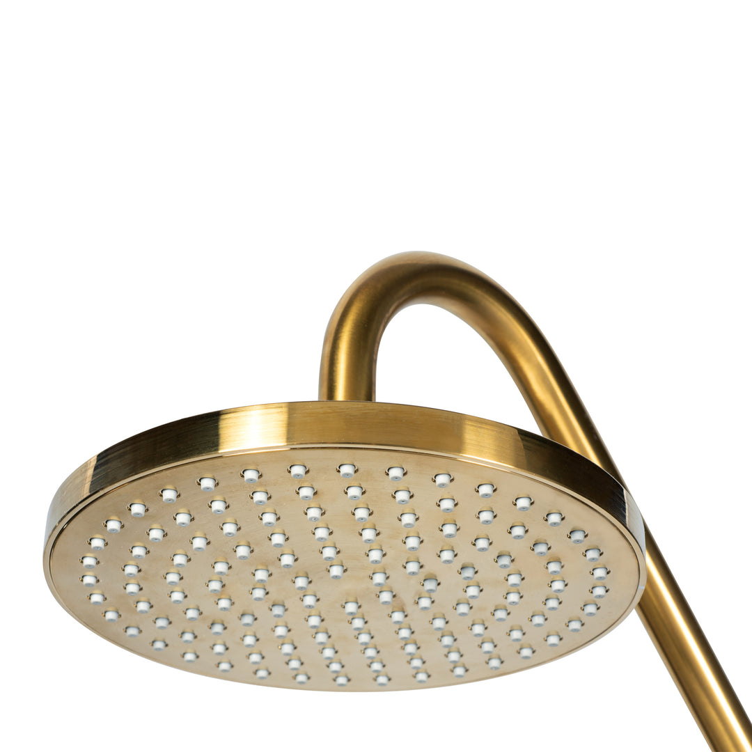 PULSE ShowerSpas Kauai III Brushed-Gold Shower System (1011-BG-1.8GPM)