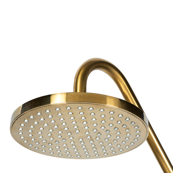 PULSE ShowerSpas Kauai III Brushed-Gold Shower System (1011-BG-1.8GPM)