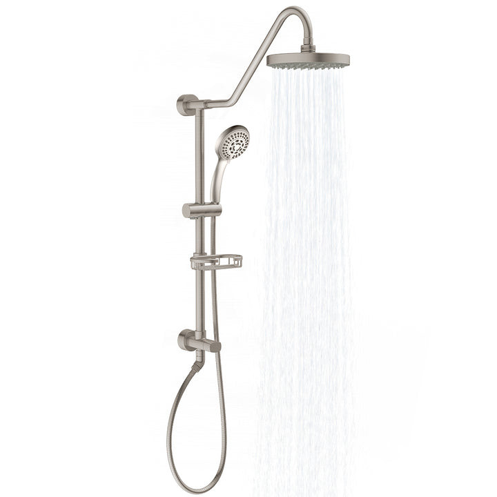 PULSE ShowerSpas Kauai III Brushed Nickel Shower System (1011-III-BN)