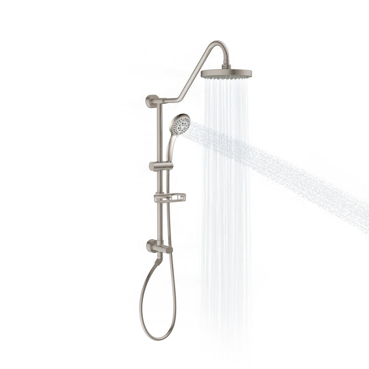 PULSE ShowerSpas Kauai III Brushed Nickel Shower System (1011-III-BN)