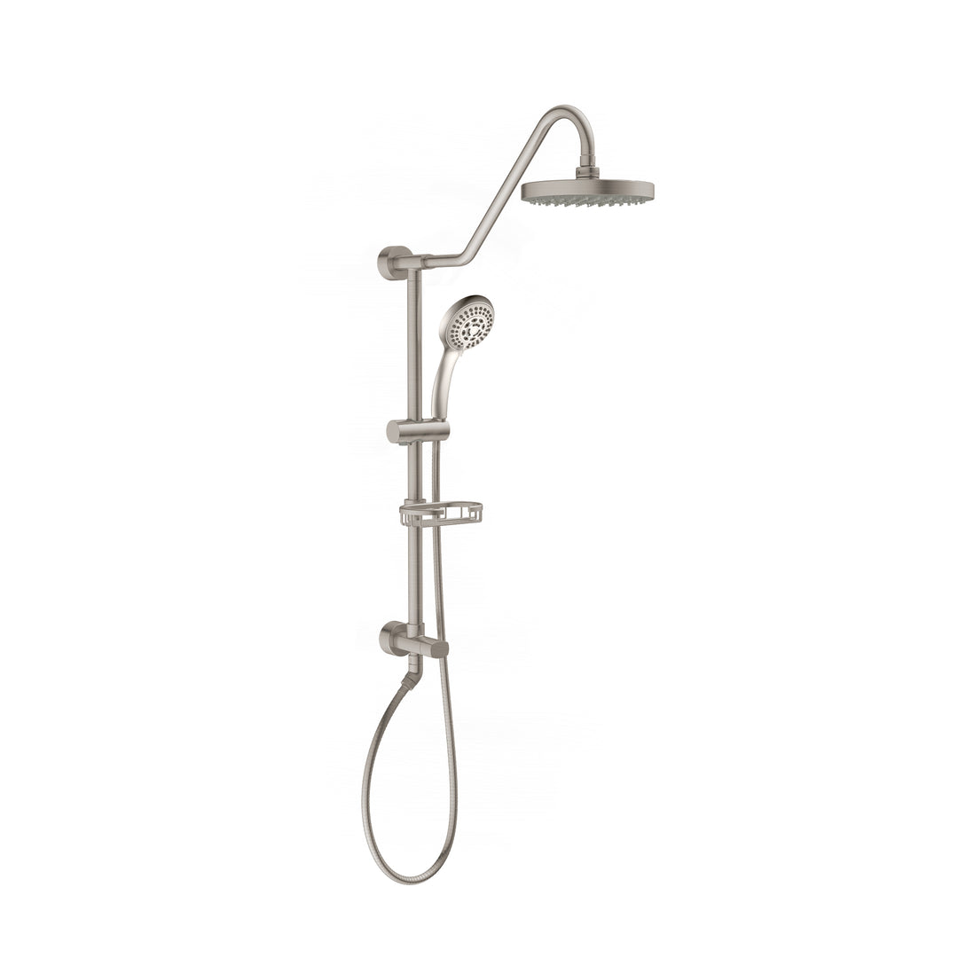 PULSE ShowerSpas Kauai III Brushed Nickel Shower System (1011-BN-1.8GPM)