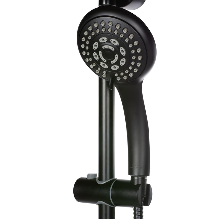 PULSE ShowerSpas Kauai III Matte Black Shower System  (1011-III-MB)