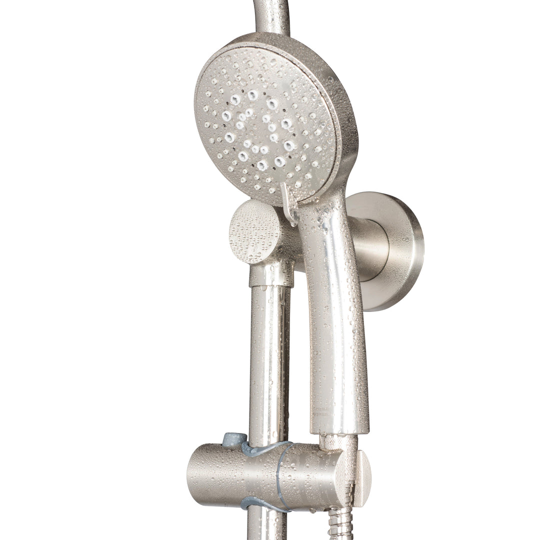 PULSE ShowerSpas Lanai Brushed Nickel Shower System (1089-BN)