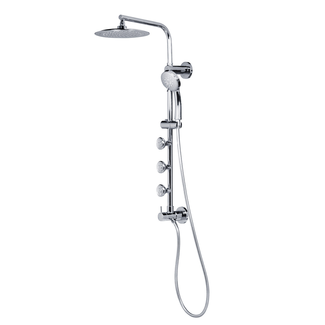 PULSE ShowerSpas Lanai Chrome Shower System (1089-CH)