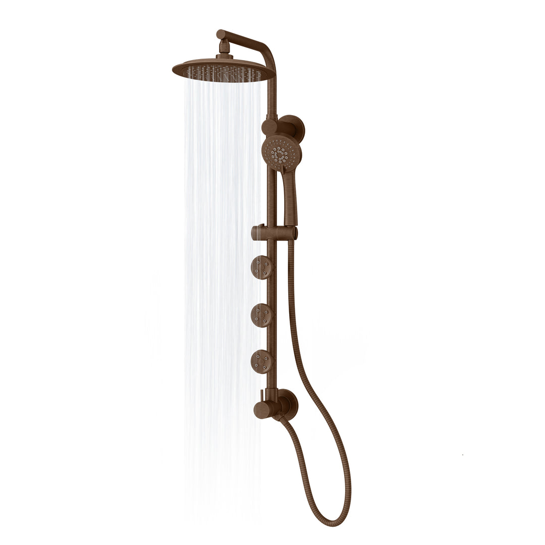 PULSE ShowerSpas Lanai Oil-Rubbed Bronze Shower System (1089-ORB-1.8GPM)