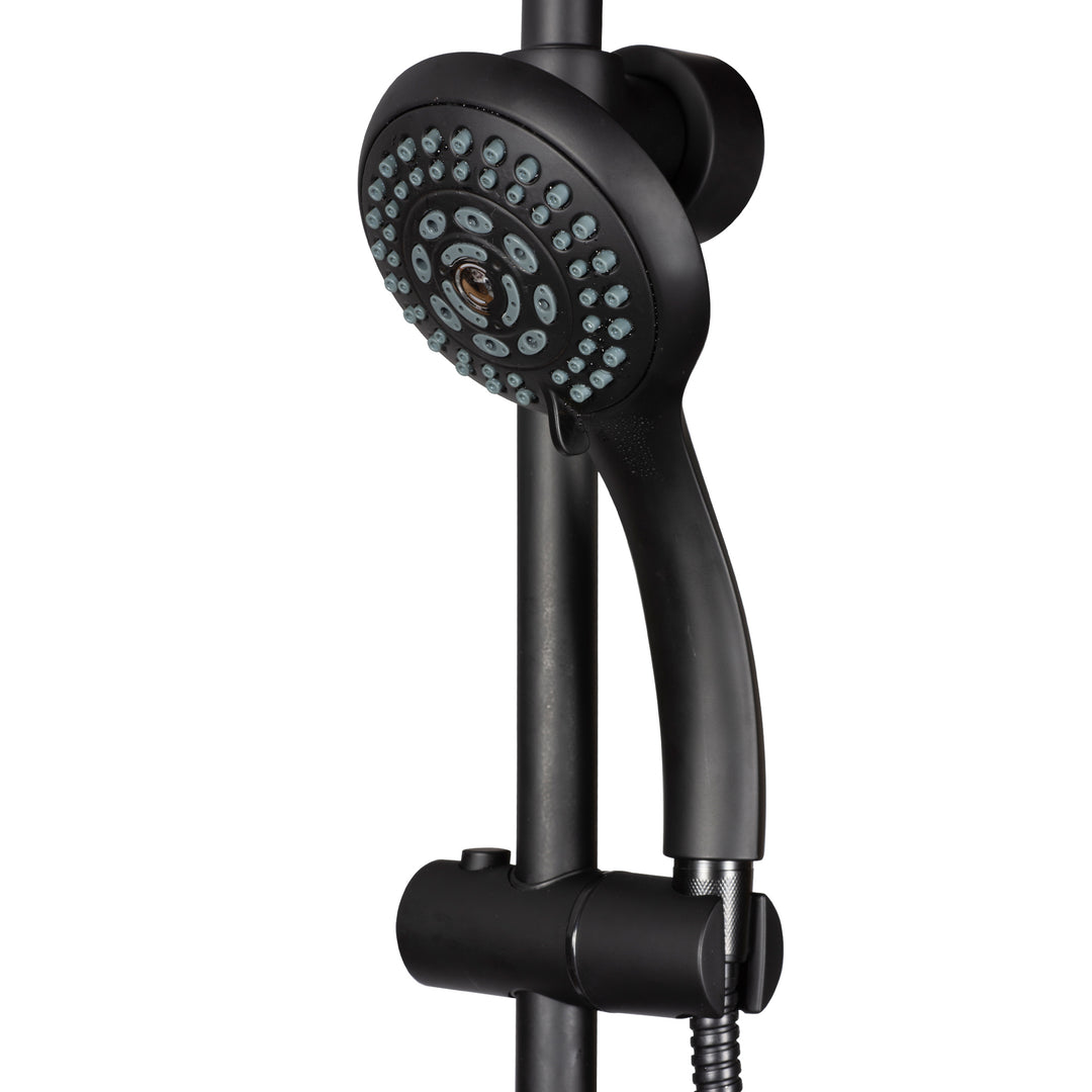 PULSE ShowerSpas Lanikai ShowerSpa Matte Black Shower System (1028-MB-1.8GPM)