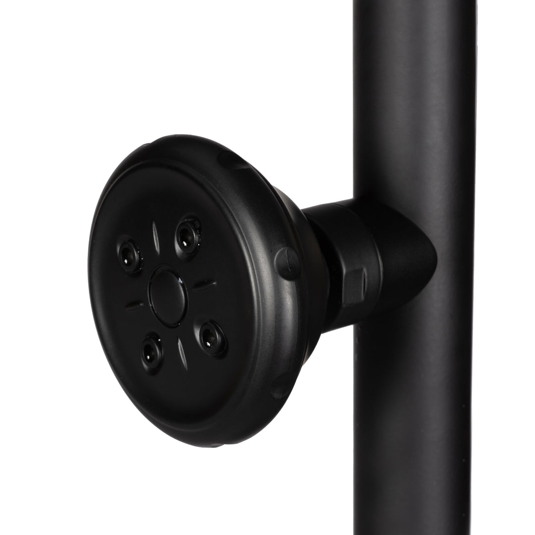 PULSE ShowerSpas Lanikai ShowerSpa Matte Black Shower System (1028-MB-1.8GPM)